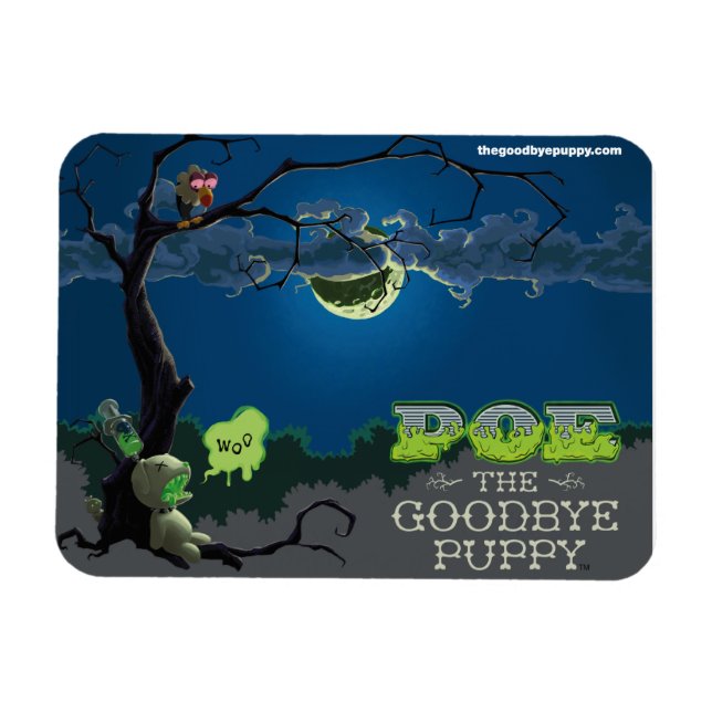 Imán Poe the Goodbye Puppy Magnet (Horizontal)