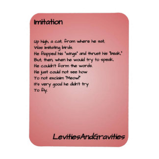 Imán Poem Kitchen Magnet - Imitación