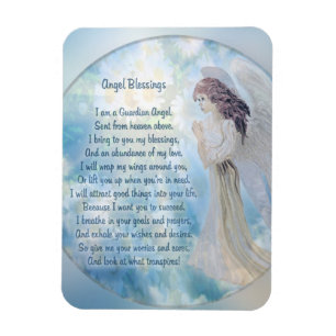 Imán Poema de Angel Blessings