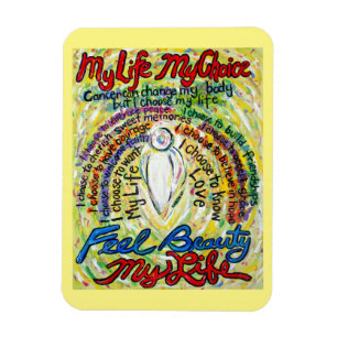 Imán Poema de cáncer Ángel blanco Personalizado de arte