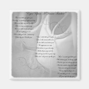 Imán Poema del profesor de la danza