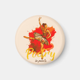 Imán Poesía en Pointe - Bailarina elegante