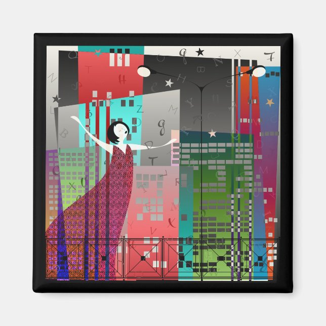 Imán Poesía femenina (Frente)