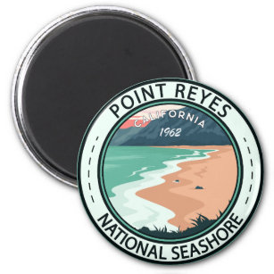 Imán Point Reyes National Seashore California Badge