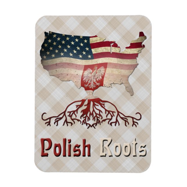 Imán Polaco-Norteamericano Roots Flexi Magnets (Vertical)