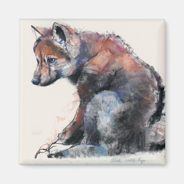 Imán Polaco Wolf Pup 2001 (Frente)