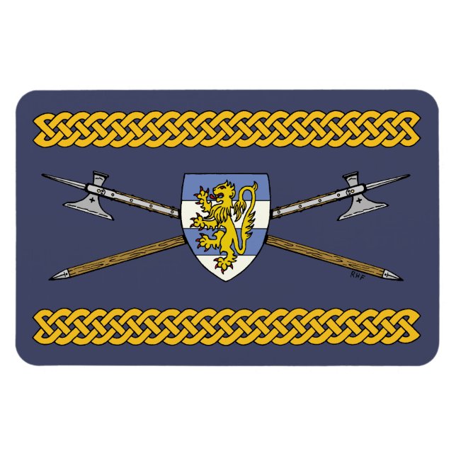 Imán Polémicas medievales y Escudo (Horizontal)