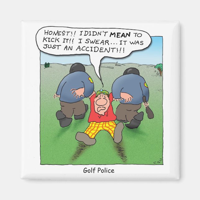 Imán Policía de Golf (Frente)