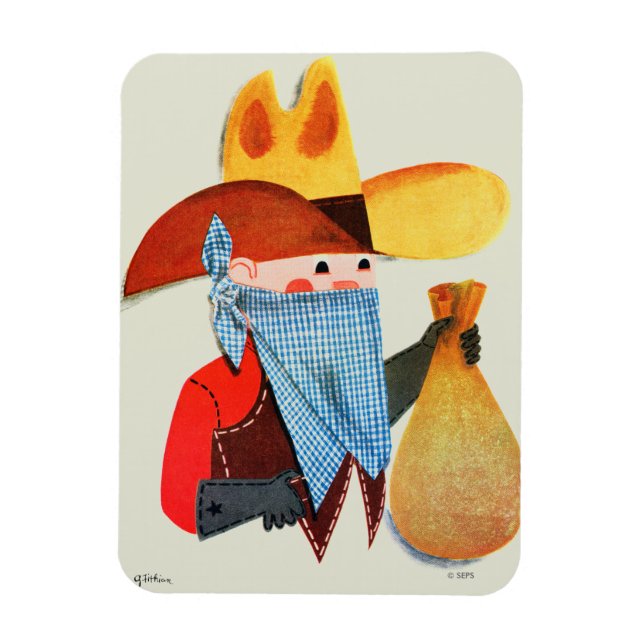 Imán Policías y ladrones (Vertical)