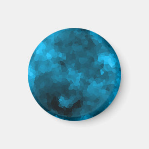 Imán Polígono azul