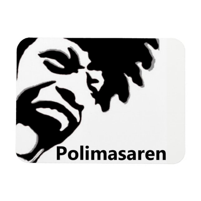 Imán Polimasaren kylskåpsmagnet (Horizontal)
