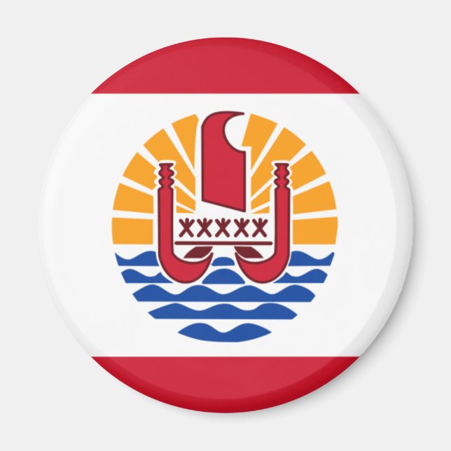 Imán polinesia francesa (Frente)