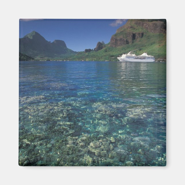 Imán Polinesia Francesa, Moorea. Bahía de Cooks. Crucer (Frente)