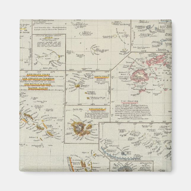 Imán Polinesia, Islas del Pacífico (Frente)