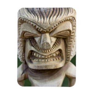 Imán Polinesia, Reino de Tonga. Primer plano de tiki