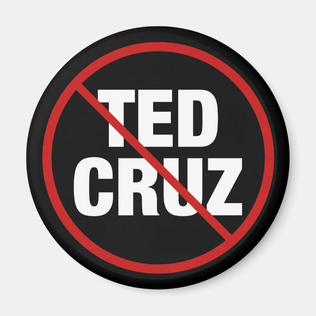 Imán Política anti Ted Cruz Texas-demócrata (Frente)
