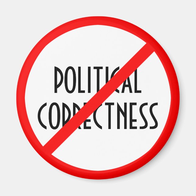 Imán Political Correctness Forbidden (Frente)