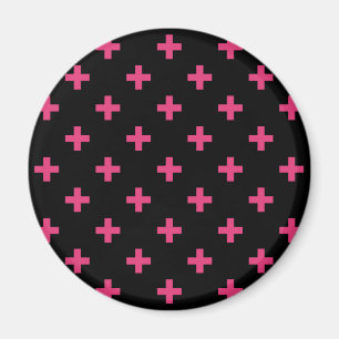 Imán Polka de Fuchsia cruza de negro