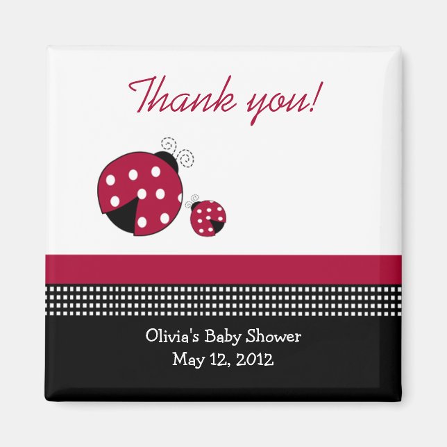 Imán Polkadot LadybugsMagnet Favorito de Ducha para Beb (Frente)