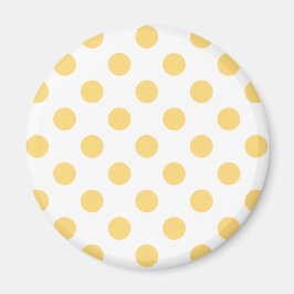 Imán Polkadots amarillos