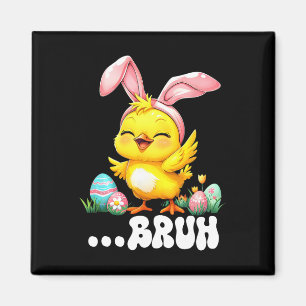 Imán Pollita Bruh haciendo dabbing Feliz día de Pascua 