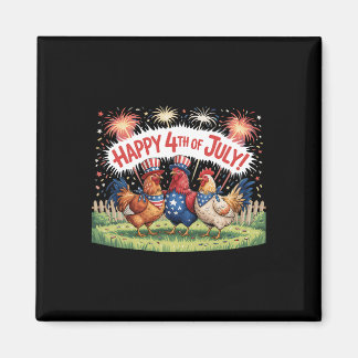 Imán Pollo 4 de julio granja día de la independencia de
