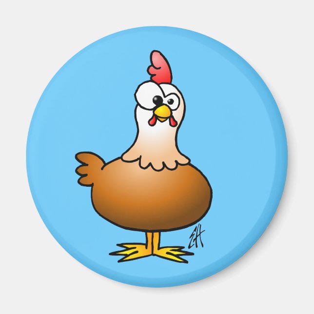 Imán Pollo alegre (Frente)