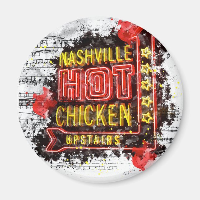 Imán Pollo caliente de Nashville (Frente)