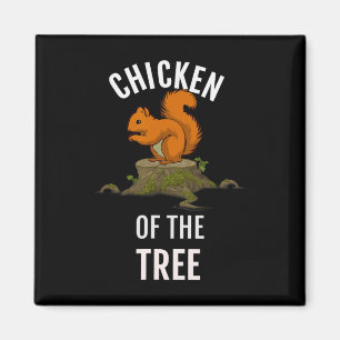 Imán Pollo De La Caza De Cazadores Graciosa Del Árbol