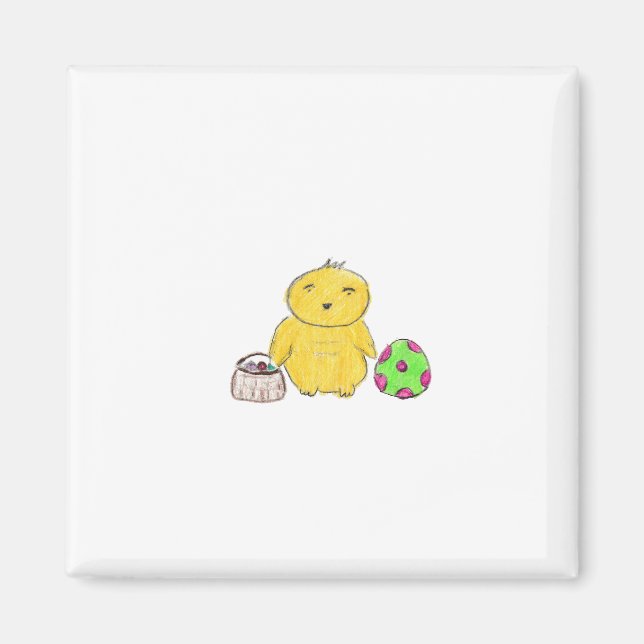 Imán Pollo de Pascua (Frente)