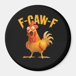 Imán Pollo F-Caw-F Clásico Estilo Retro