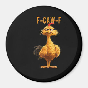 Imán Pollo F-Caw-F Clásico Estilo Retro