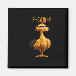 Imán Pollo F-Caw-F Clásico Estilo Retro