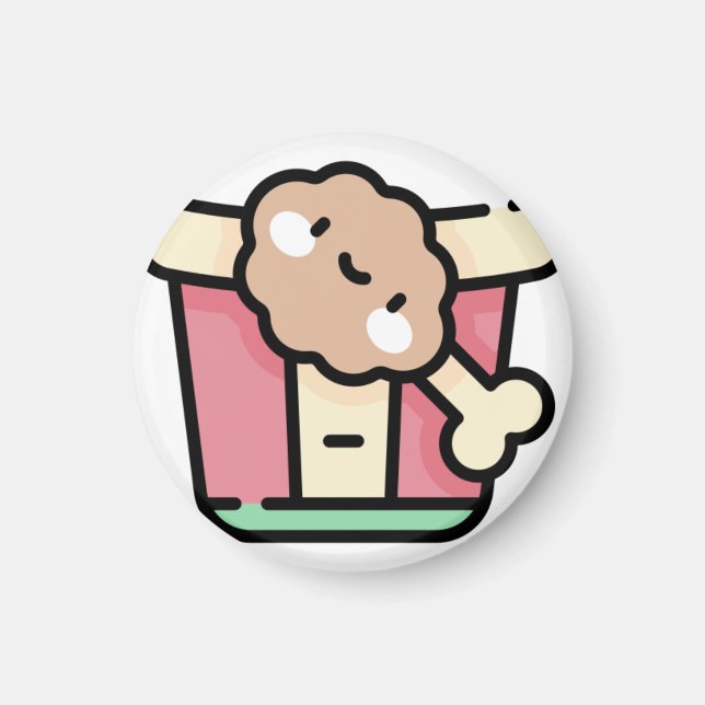 Imán pollo frito (Frente)