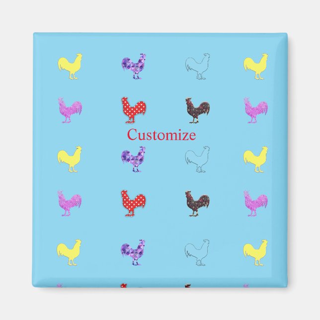 Imán Pollo Hens Thunder_Cove (Frente)