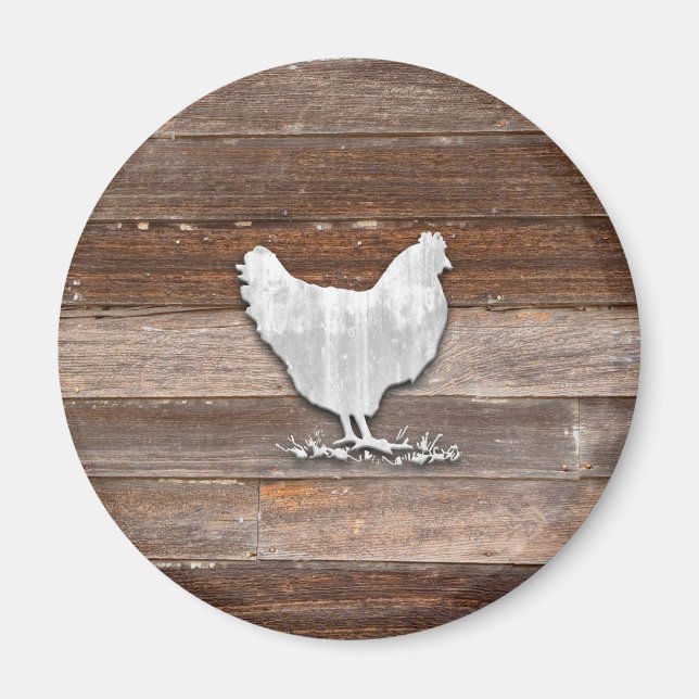 Imán Pollo Rústico (Paneles Marrones) (Frente)