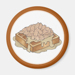 Imán Pollo y Waffles Pennsylvania Alimentos holandeses 