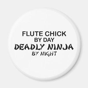 Imán Polluelo Ninja mortal de la flauta por noche