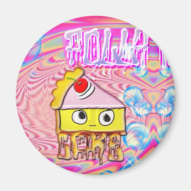 Imán Polly Cake - Tortina (Frente)