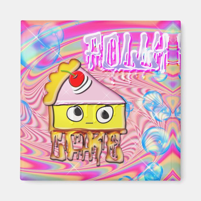 Imán Polly Cake - Tortina (Frente)