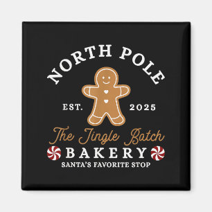 Imán Polo Norte Navidad La Lotería De Pastelería Santa