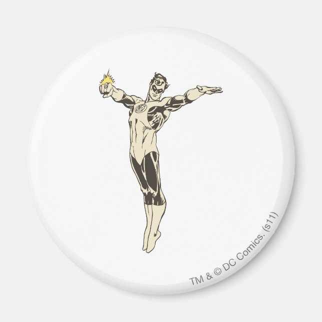 Imán Polos de linternas verdes (Frente)