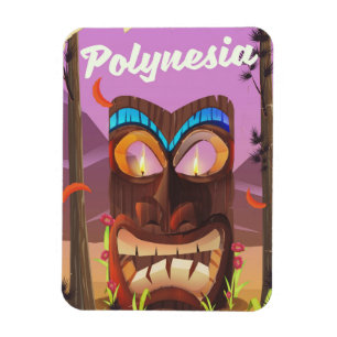 Imán Polynesia Tiki mask
