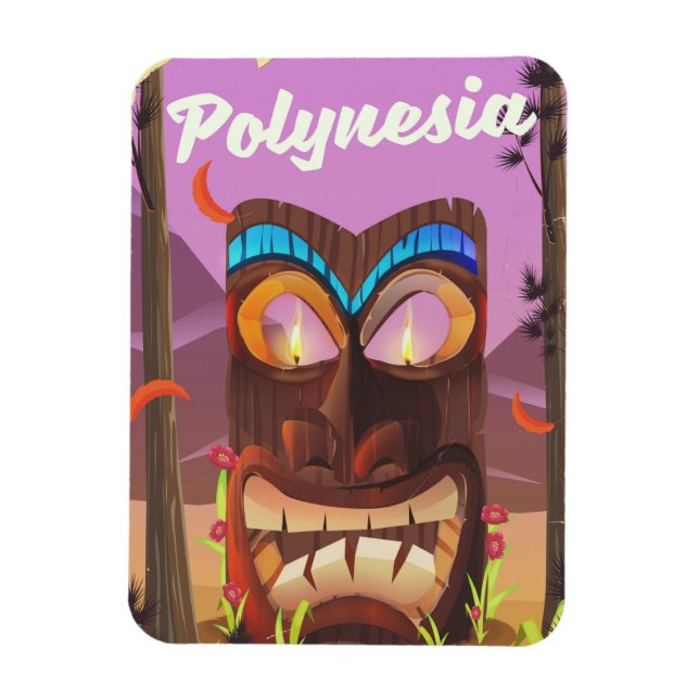 Imán Polynesia Tiki mask (Vertical)
