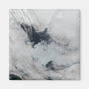 Imán Polynya (agua abierta) en el mar de Beaufort