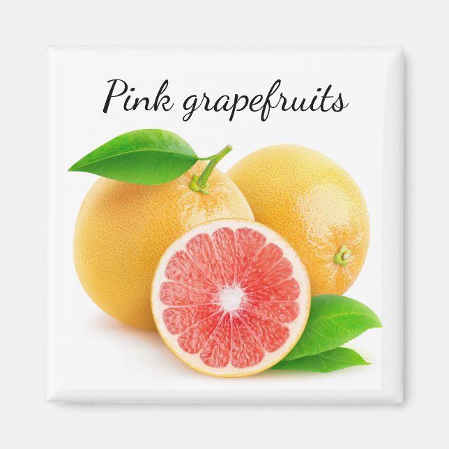 Imán Pomelos rosados (Frente)