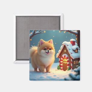 Imán Pomerania en la Navidad del Pueblo de Pan de Jengi