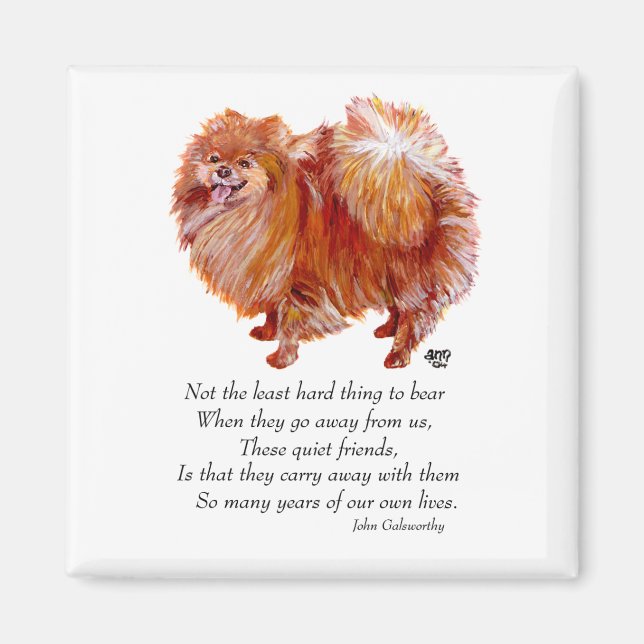 Imán Pomerania Puente del Arcoíris (Frente)