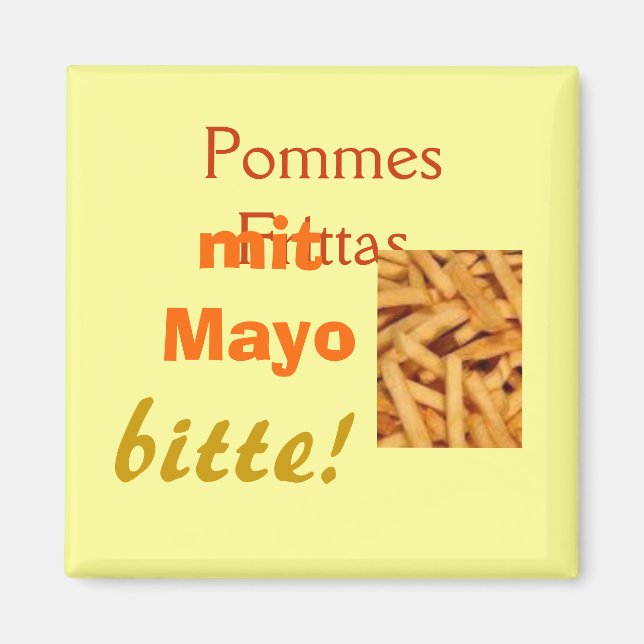 Imán Pommes Frittas Magnet (Frente)