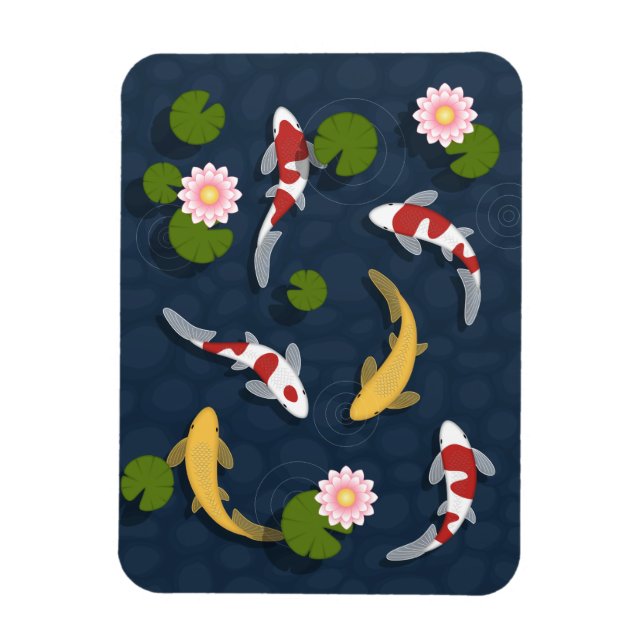 Imán Pond Koi Fish (Vertical)